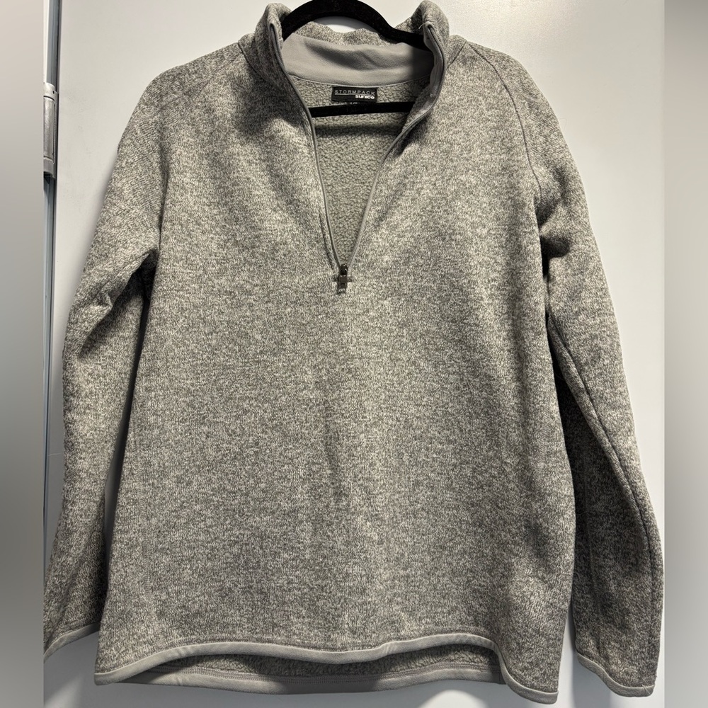 Sunice Women's Gray Half-Zip Sweatshirt